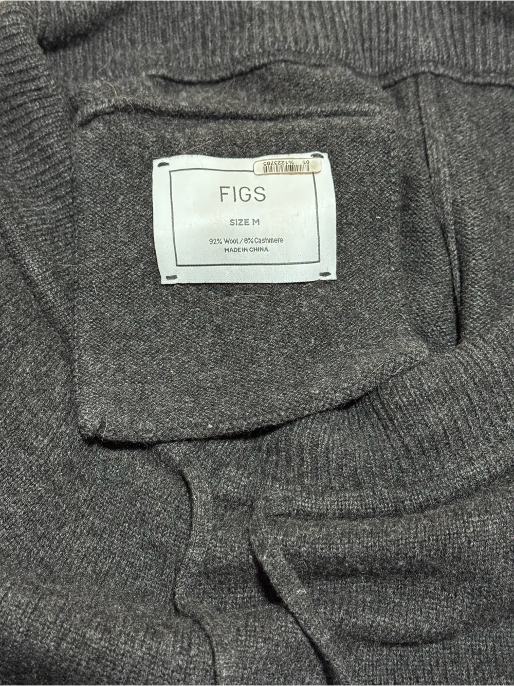 FIGS Off-Shift™ Merino - Relaxed Hoodie Sweatshirt - Picture 2 of 2
